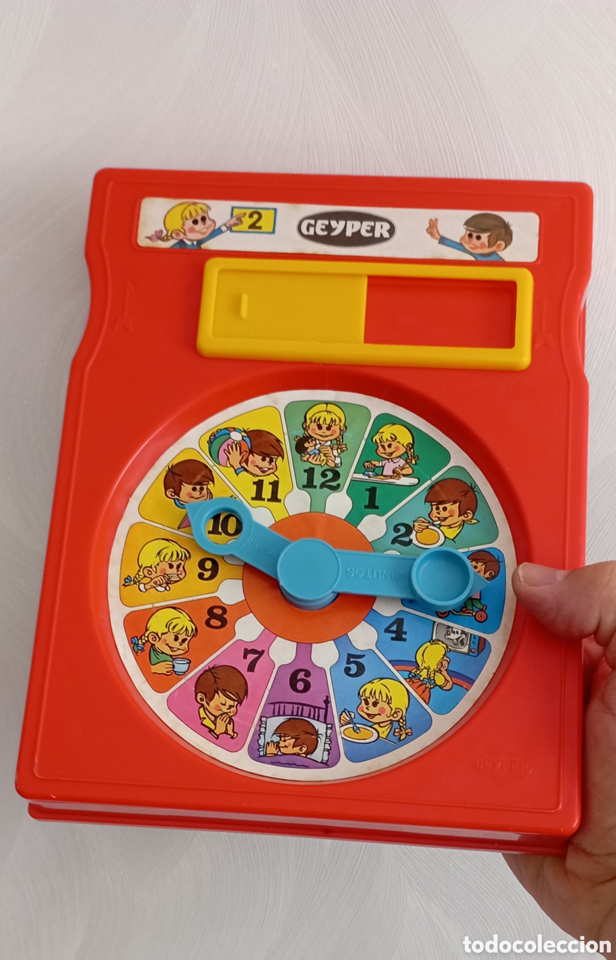 Juegos educativos: Reloj educativo infantil Geyper a&ntilde;os 70-80