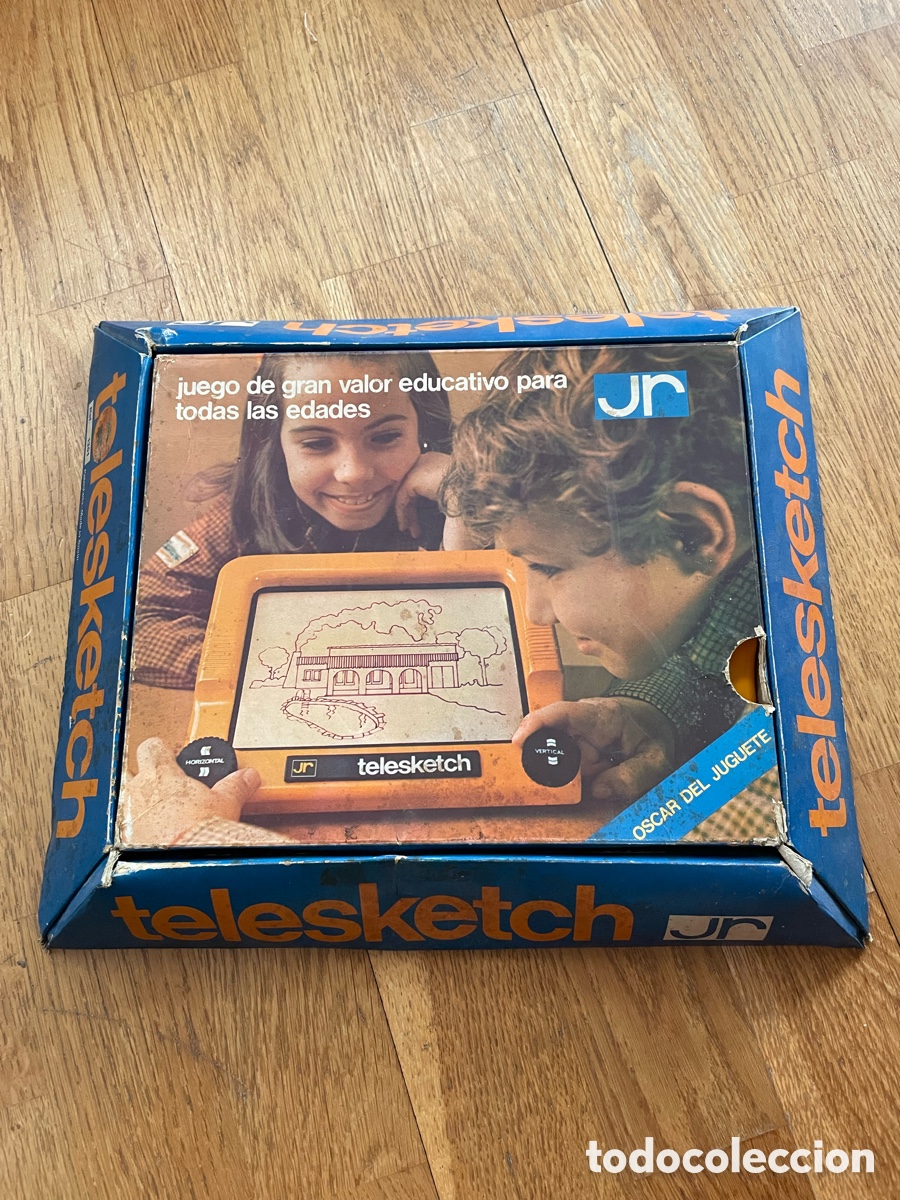Juegos educativos: Telesketch JR Ref.1301 Vintage A&ntilde;os 70/80 Completo Funcionando Con Caja Original