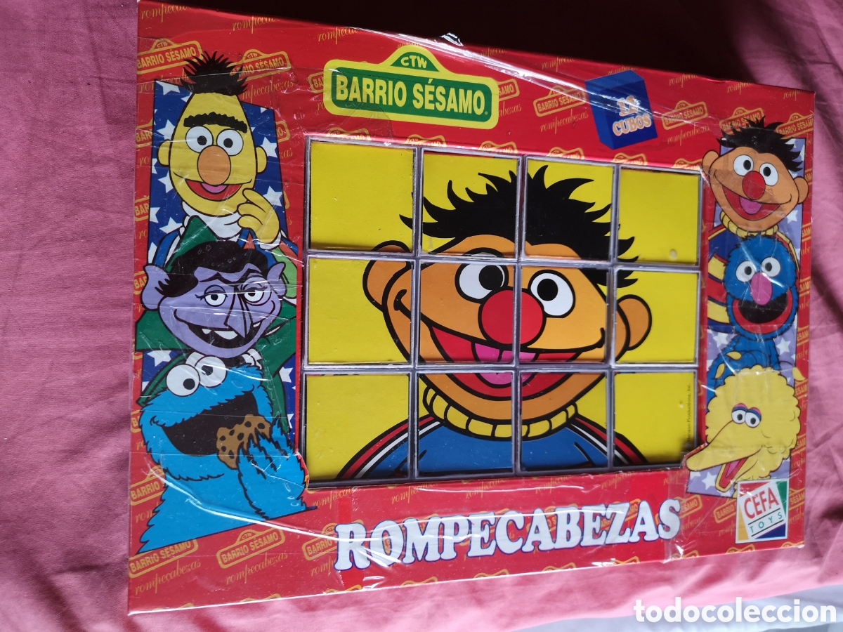 Juegos educativos: CEFA. Rompecabezas 12 dados Barrio S&eacute;samo. SIN USAR. ALG&Uacute;N DEFECTO.