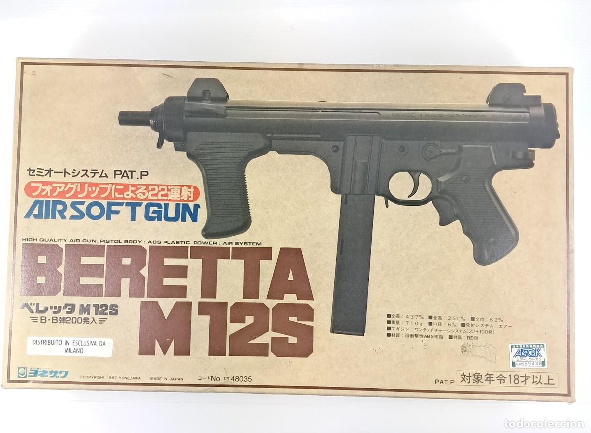 Juegos educativos: Airsoft Beretta M12S Produttore: Yonezawa (ヨネザワ) Anno 1987 nuova e completa - nuevo y completo