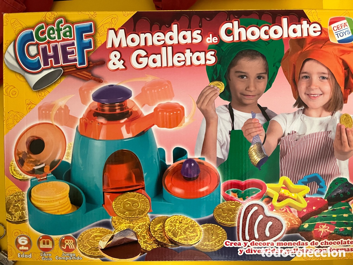 Juegos educativos: Juego de monedas de chocolate y galletas