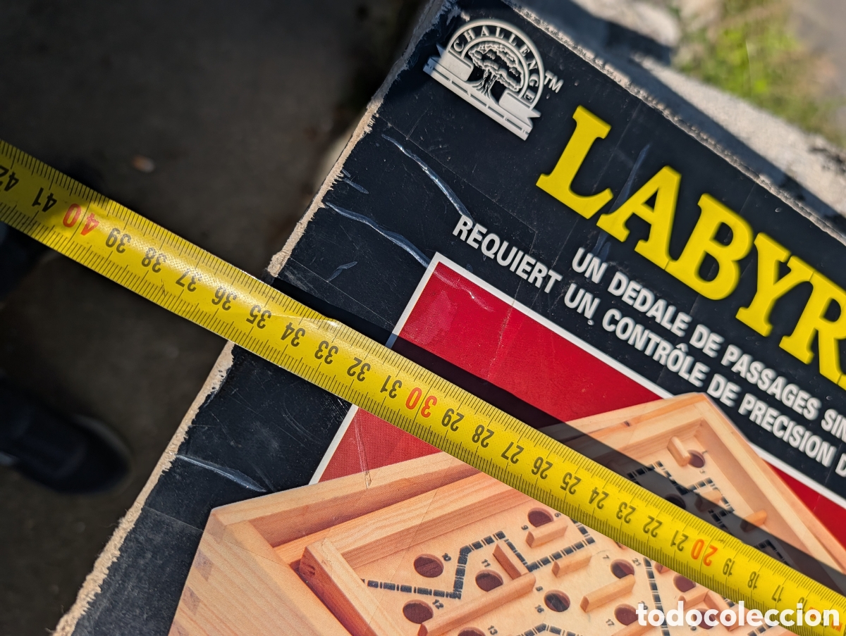 Juegos educativos: Juego de Mesa Vintage Challenge Labyrinth de Madera - - Foto 5