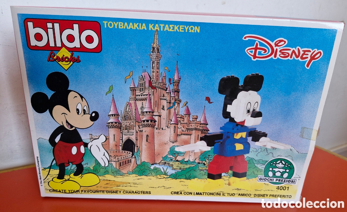 Juegos educativos: CONSTRUCCI&Oacute;N MICKEY.BILDO - BRICKS / GIOCHI 90'S.NUEVO EN CAJA.