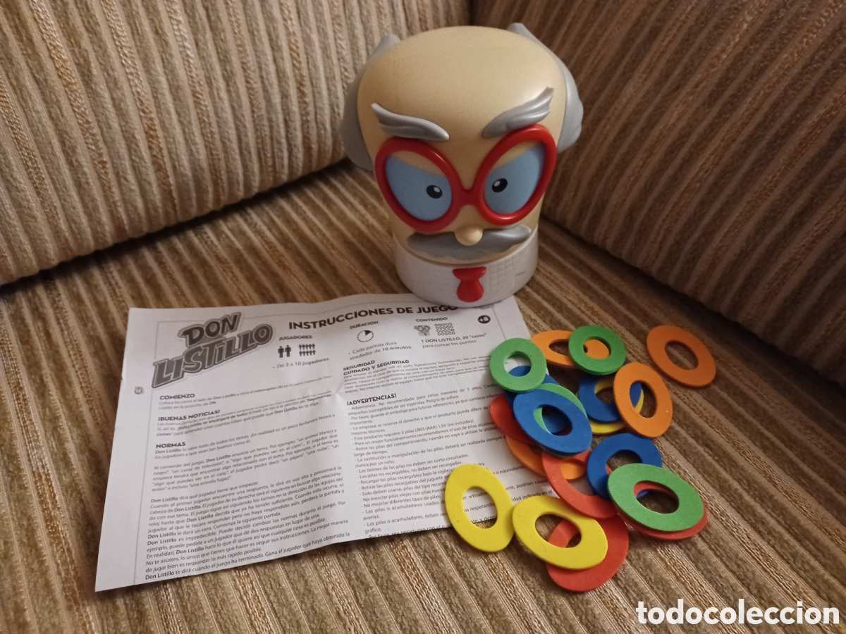 Jogos educativos: DON LISTILLO, a partir de 8 a&ntilde;os
