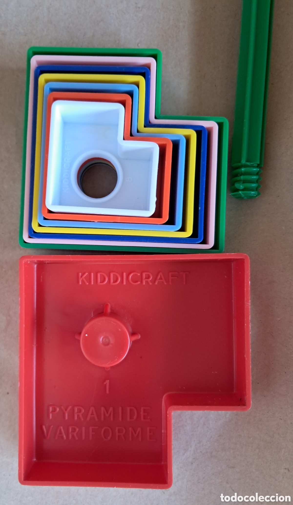 Juegos educativos: Kiddicraft Piramide Variforme anos 70 - Foto 2