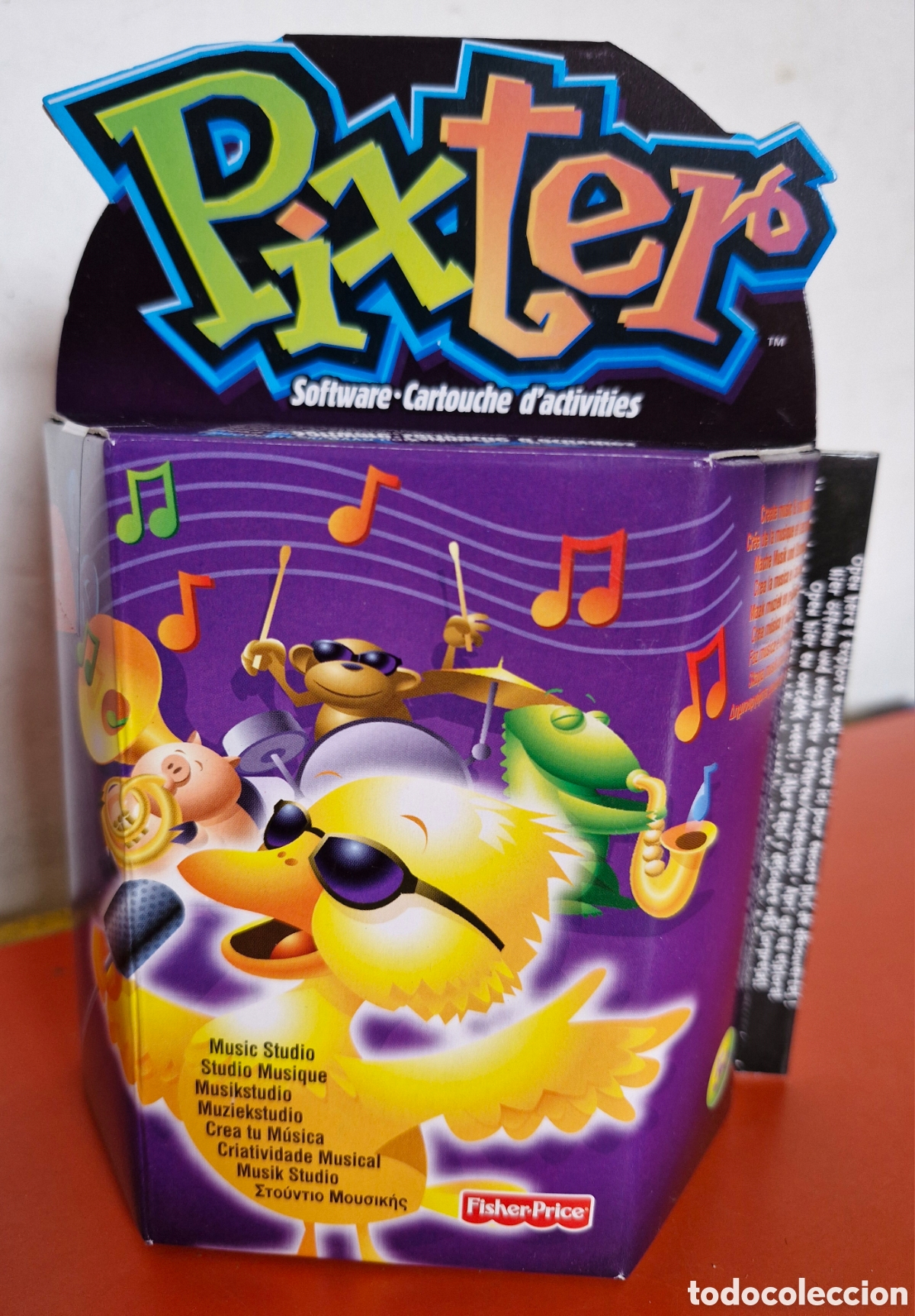 Juegos educativos: CARTUCHO PROGRAMA PARA PIZARRA DIGITAL PIXTER 2.0 CREA TU M&Uacute;SICA.FISHER-PRICE 2002.CAJA SIN ABRIR.