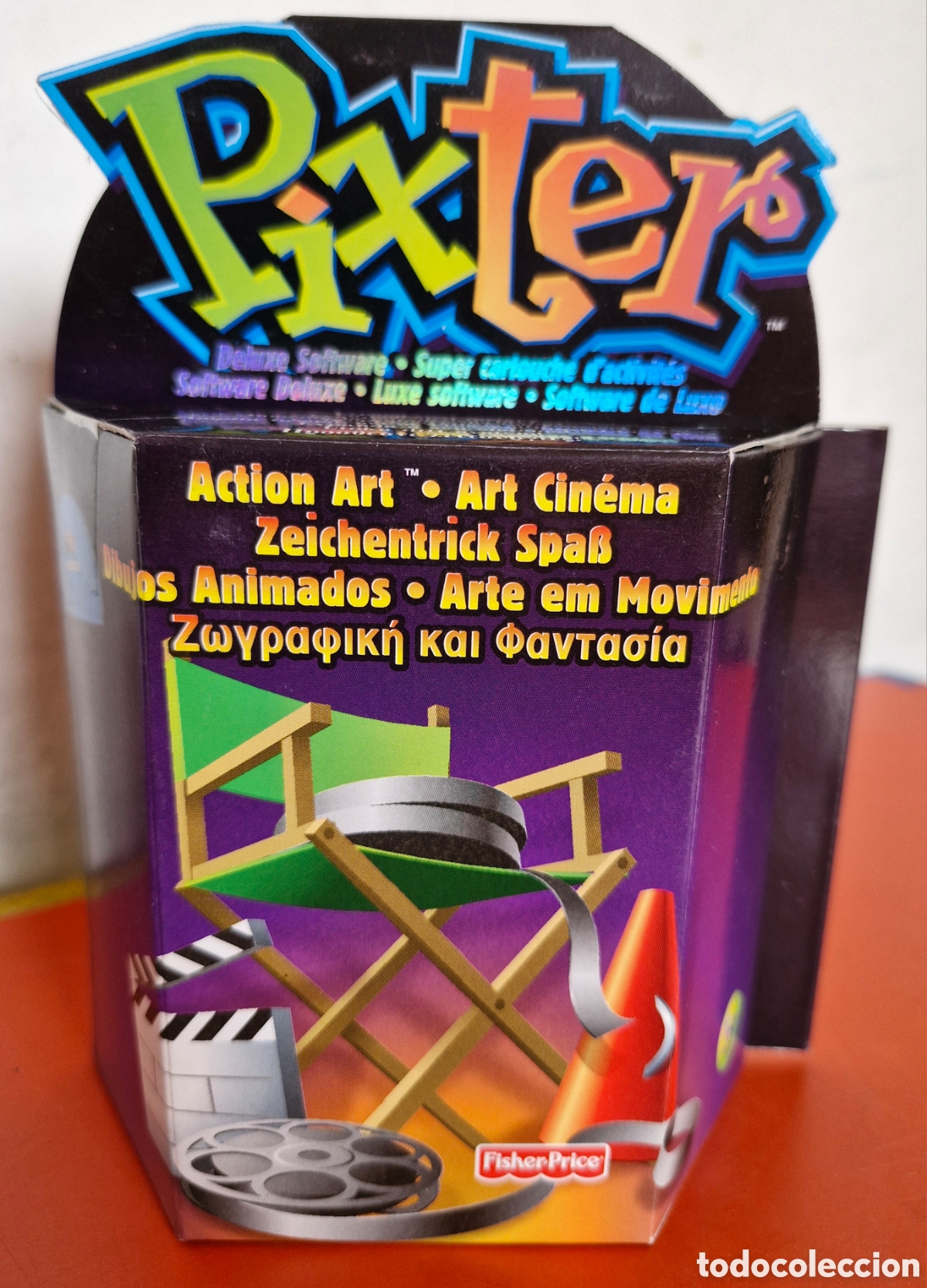 Juegos educativos: CARTUCHO PROGRAMA PARA PIZARRA DIGITAL PIXTER 2.0 DIBUJOS ANIMADOS.FISHER-PRICE 2001.CAJA SIN ABRIR.
