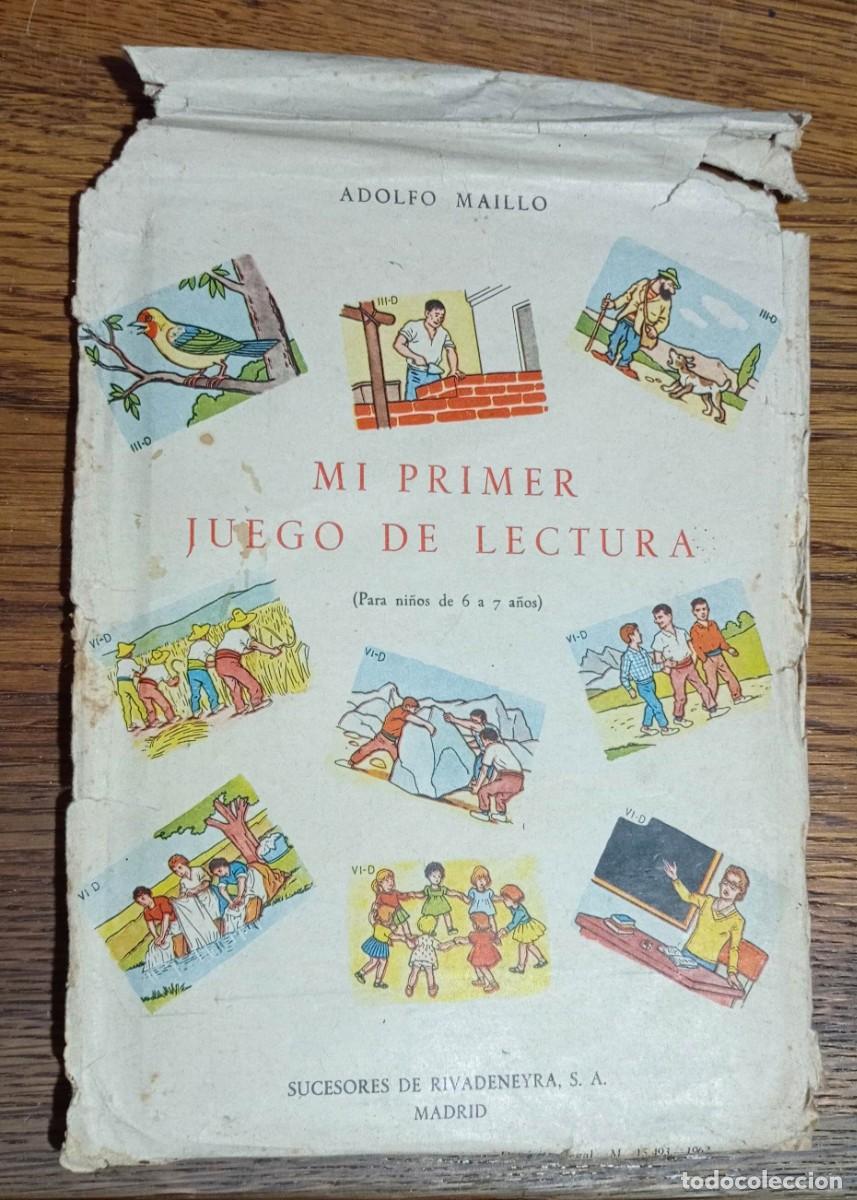 Juegos educativos: MI PRIMER JUEGO DE LECTURA ( PARA NI&Ntilde;OS DE 6 A 7 A&Ntilde;OS ) ADOLFO MAILLO, 1962