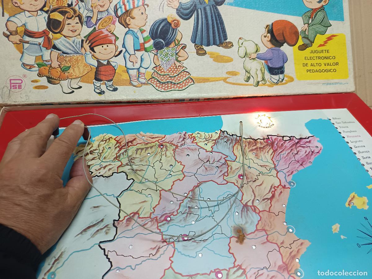 Juegos educativos: ESTUDIANDO GEOGRAFIA ESPA&Ntilde;A, PSE, JUGUETE ELECTRONICO DE ALTO VALOR PEDAGOGICO, FUNCIONANDO