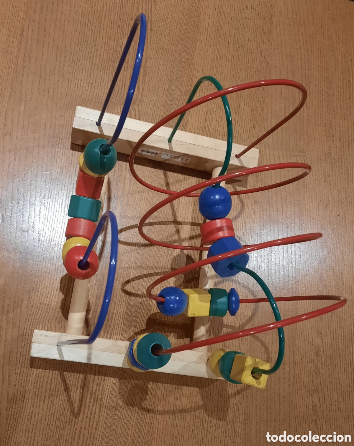Juegos educativos: Laberinto de cuentas de madera - Foto 2