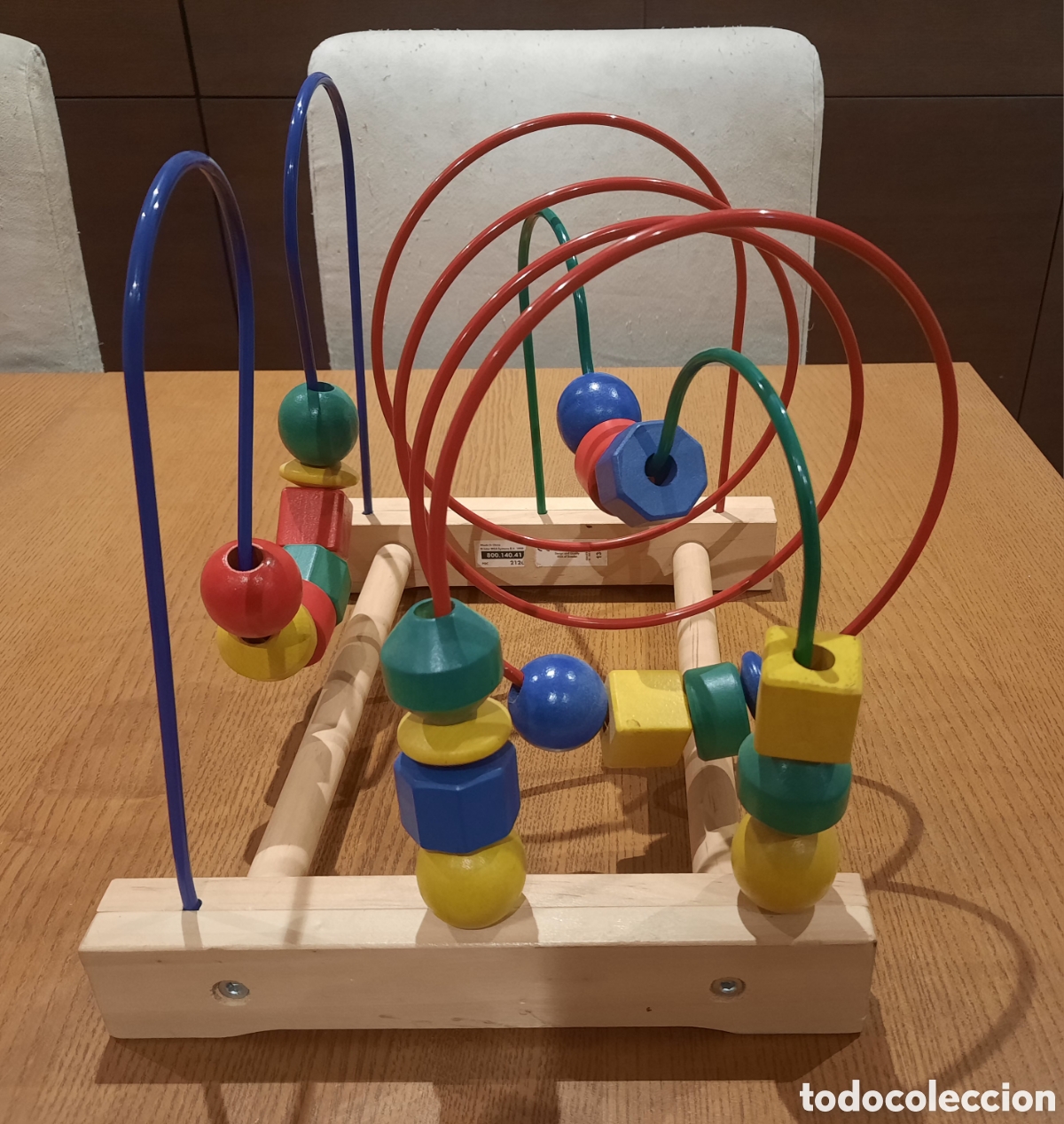 Juegos educativos: Laberinto de cuentas de madera - Foto 3