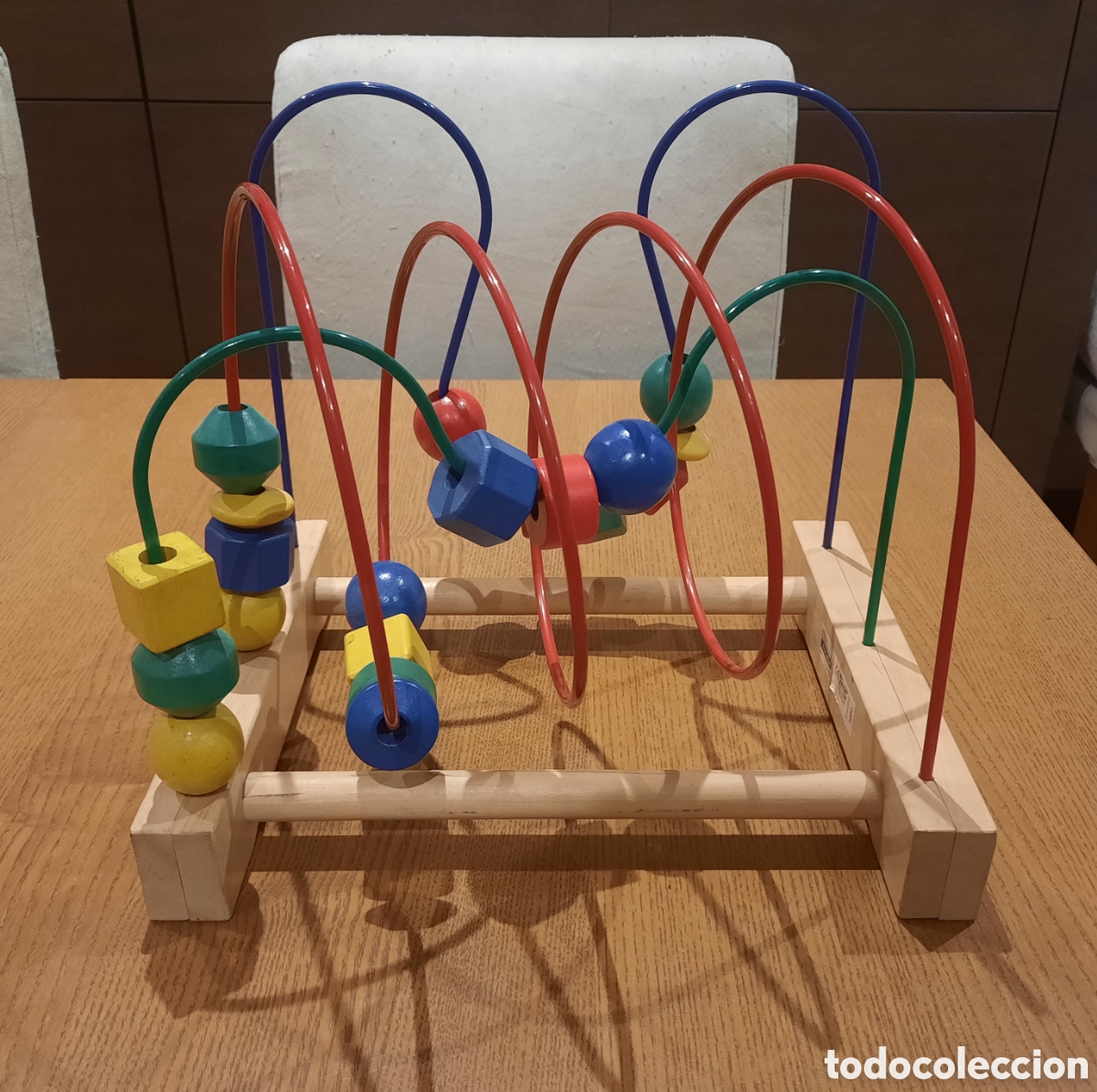 Juegos educativos: Laberinto de cuentas de madera - Foto 4