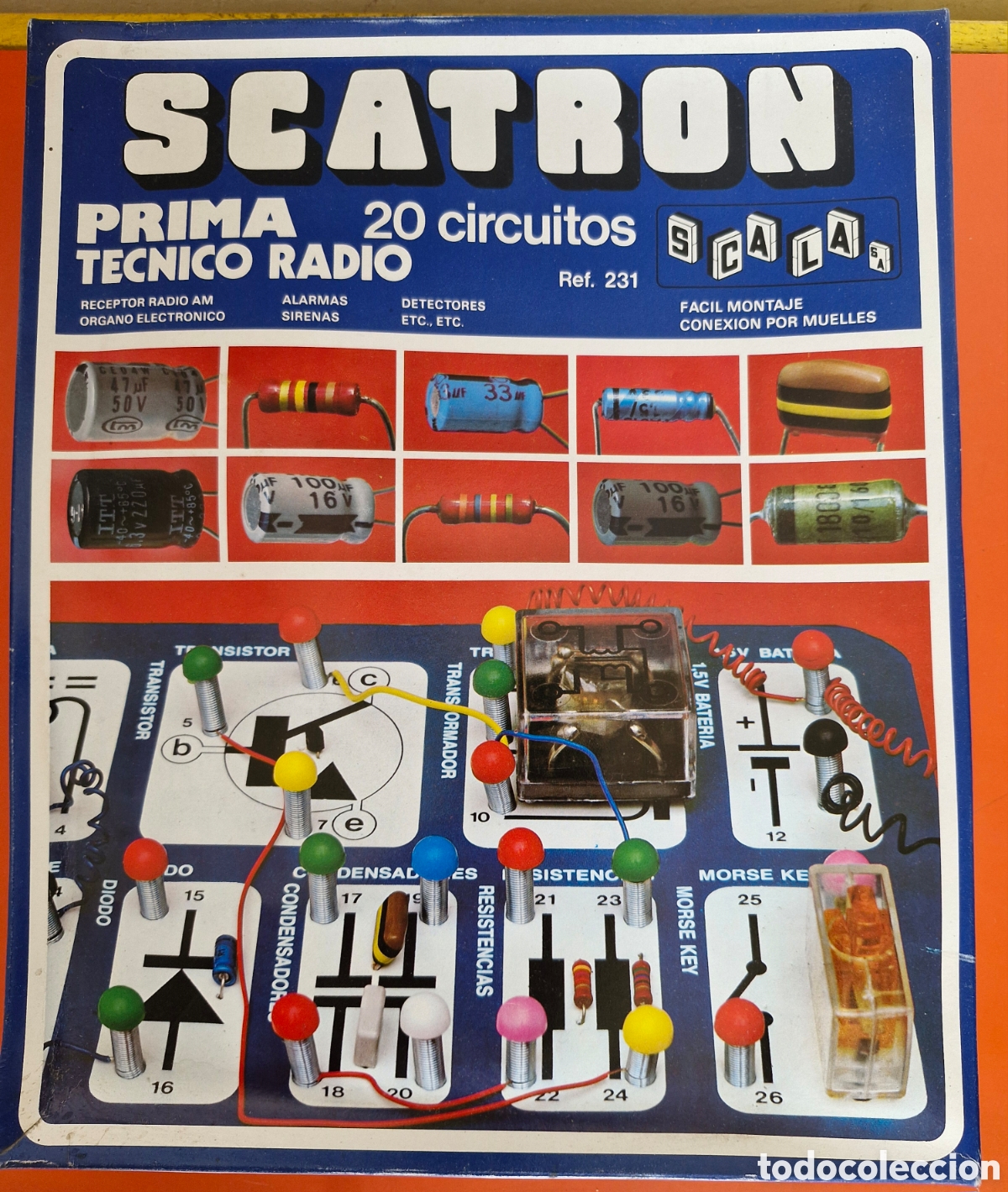 Educational Games: SCATRON PRIMA T&Eacute;CNICO RADIO 20 CIRCUITOS.SCALA - MIRANDA DE EBRO 80'S.NUEVO EN CAJA.