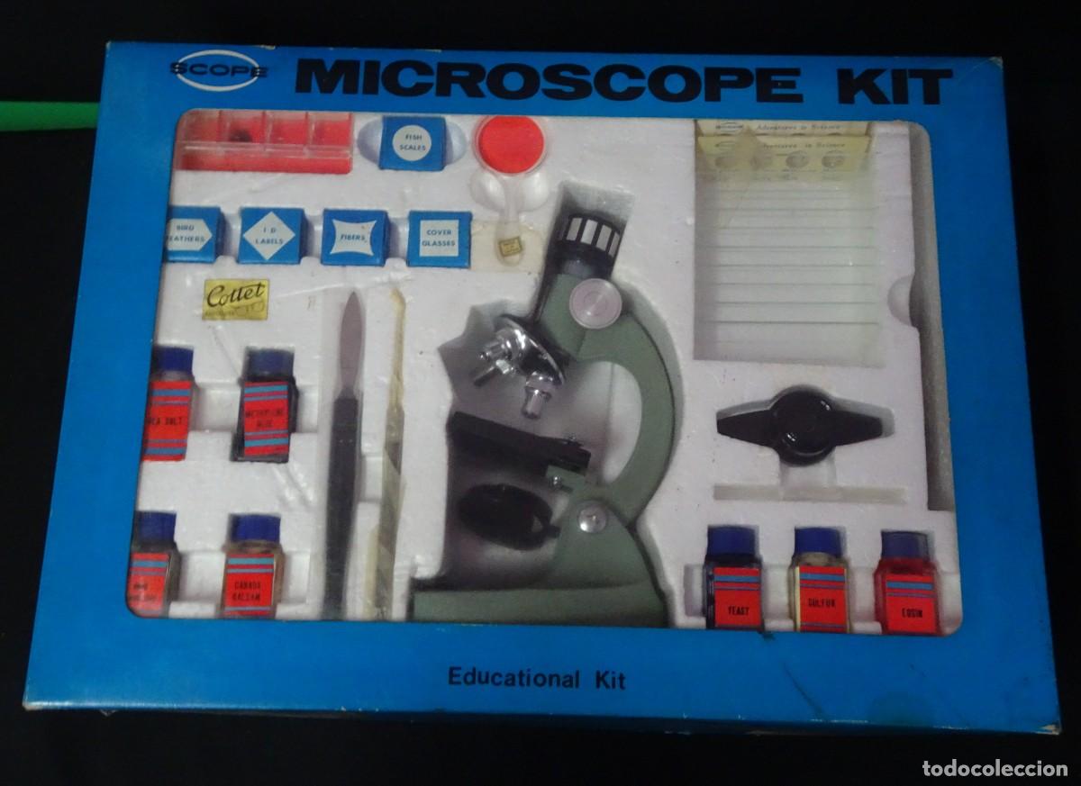 Juegos educativos: ANTIGUO JUEGO EDUCATIVO, MICROSCOPE KIT, EDUCATIONAL KIT ,MOD 5435, VER FOTOS