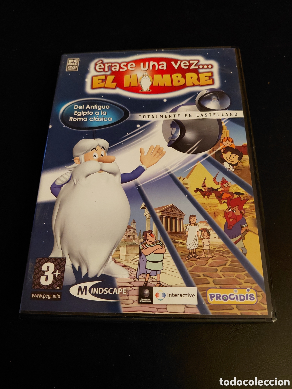 Juegos educativos: Video juego pc dvd erase una vez el hombre