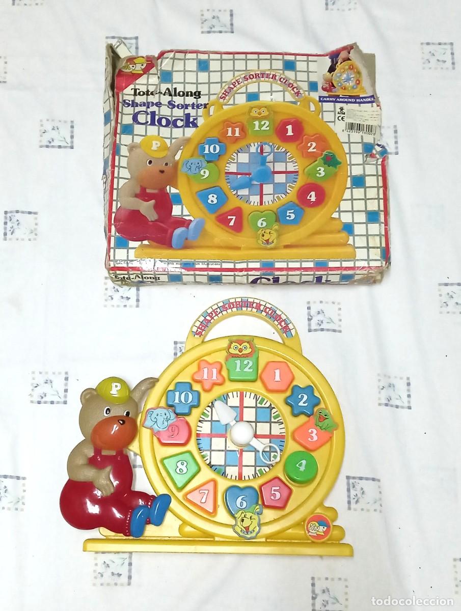 Juegos educativos: PUZLE RELOJ DE LOS A&Ntilde;OS 80-SHAPE SORTER CLOCK