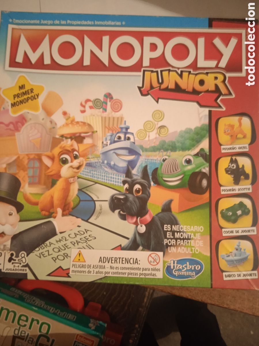 Juegos educativos: MONOPOLY JUNIOR BUEN ESTADO