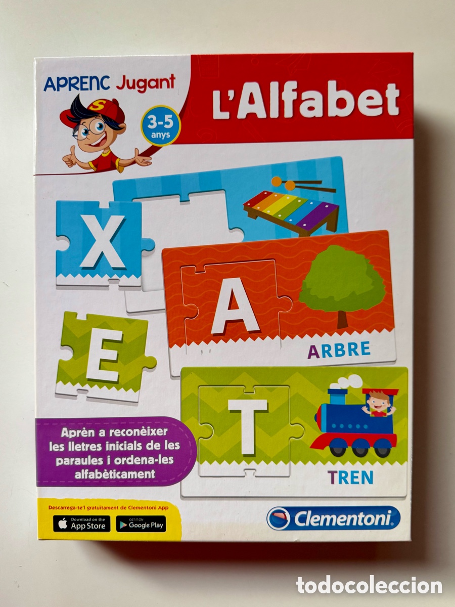 Juegos educativos: JUEGO PUZZLE ABECEDARIO &ldquo;L&rsquo;ALFABET&rdquo;