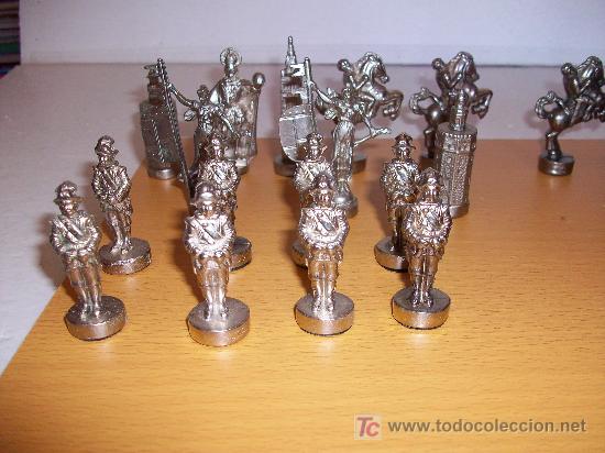 Juegos de mesa: Original Juego de Ajedrez en metal Macizo &iexcl; ver ! - Foto 2