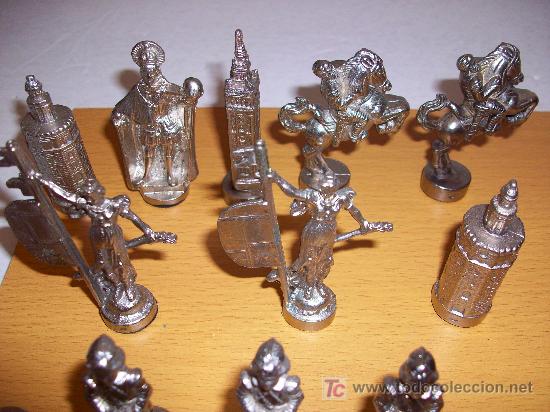 Juegos de mesa: Original Juego de Ajedrez en metal Macizo &iexcl; ver ! - Foto 5