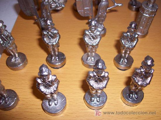 Juegos de mesa: Original Juego de Ajedrez en metal Macizo &iexcl; ver ! - Foto 4