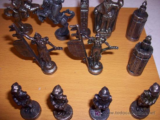 Juegos de mesa: Original Juego de Ajedrez en metal Macizo &iexcl; ver ! - Foto 8
