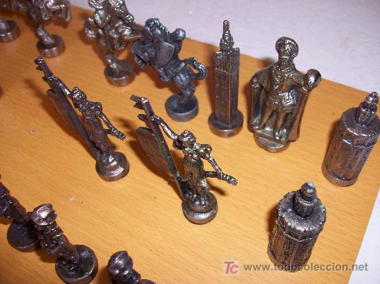 Juegos de mesa: Original Juego de Ajedrez en metal Macizo &iexcl; ver ! - Foto 10