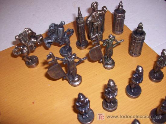 Juegos de mesa: Original Juego de Ajedrez en metal Macizo &iexcl; ver ! - Foto 12