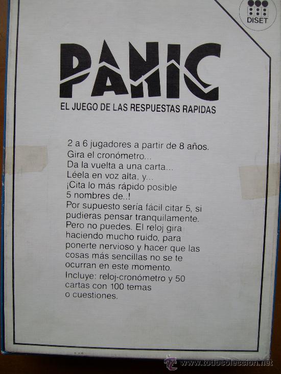 Juegos de mesa: JUEGO DE MESA PANIC DE DISET - Foto 2