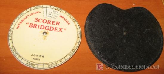 Juegos de mesa: RUEDA DE PUNTOS PARA EL BRIDGE - Foto 1