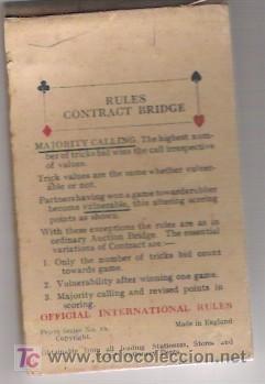 Juegos de mesa: LIBRETA DE PUNTOS PARA EL BRIDGE, DE 1935 - Foto 3