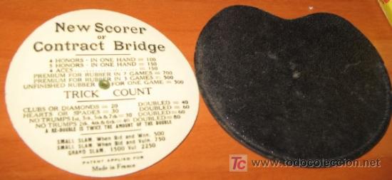 Juegos de mesa: RUEDA DE PUNTOS PARA EL BRIDGE - Foto 2