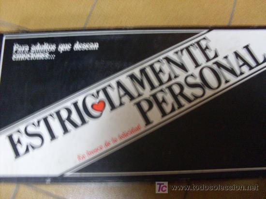 Juegos de mesa: ESTRICTAMENTE PERSONAL . BORRAS (J-6) - Foto 1