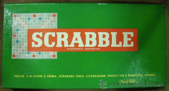 Juegos de mesa: SCRABBLE. EINGETRAGENES WARENZEICHEN. VERSION ALEMANA. - Foto 1