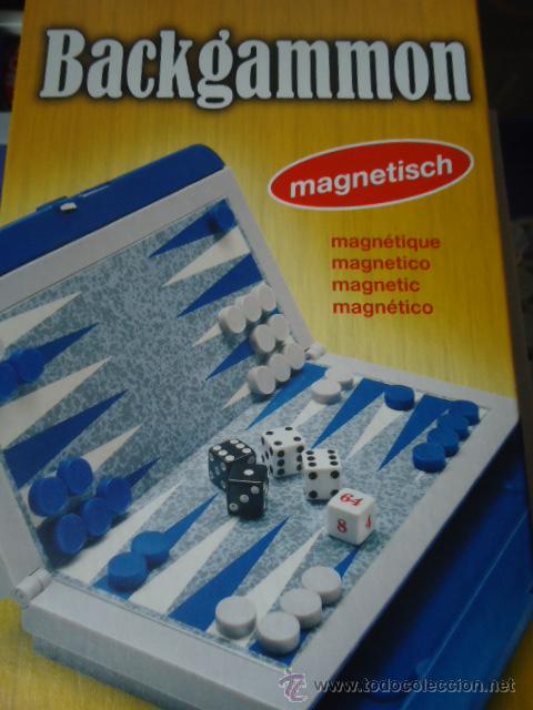 Juegos de mesa: JUEGO DE MESA BACKGAMMON MAGNETICO NUEVO SIN DESPRECINTAR - Foto 1