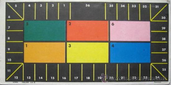 Juegos de mesa: TABLERO DE CART&Oacute;N GEYPER.  .A&Ntilde;OS 50-60.. ENVIO GRATIS&iexcl;&iexcl;&iexcl;