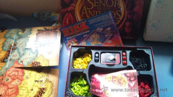 Juegos de mesa: RISK EL SE&Ntilde;OR DE LOS ANILLOS COMO NUEVO - Foto 1