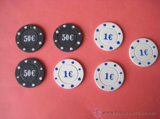 Juegos de mesa: FICHAS CON VALOR FACIAL EN EUROS..  ENVIO  GRATIS&iexcl;&iexcl;&iexcl;