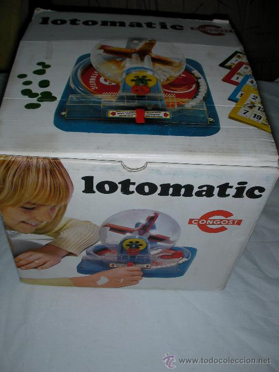 Juegos de mesa: ANTIGUA LOTOMATIC DE CONGOST EN SU CAJA - Foto 1
