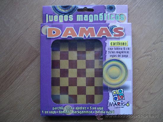 Juegos de mesa: JUEGO DE MESA MAGN&Eacute;TICO DE DAMAS - Foto 1