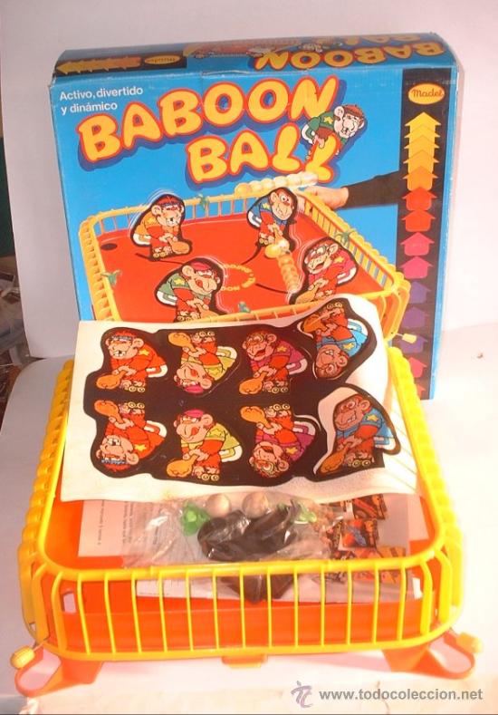 Juegos de mesa: JUEGO BABOON BALL, DE MADEL, EN CAJA.  ( GA-23 ) CC - Foto 1