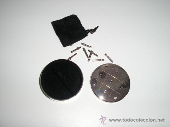 Juegos de mesa: JUEGO LAS TRES EN RAYA DE ALPACA - ARTICULO NUEVO - Foto 1