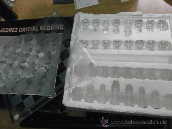Juegos de mesa: AJEDREZ CRISTAL MEDIANO