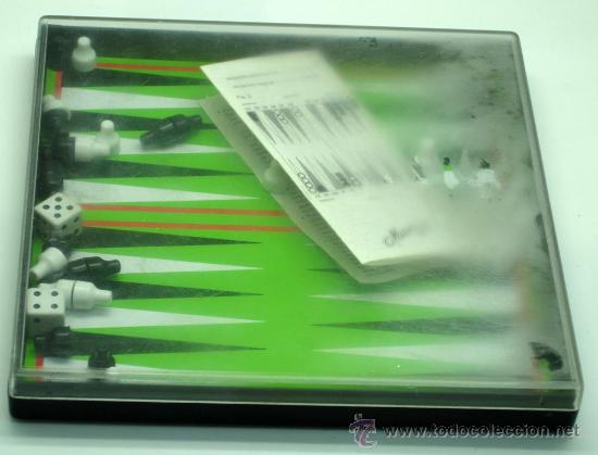 Juegos de mesa: Juego magnetico Backgammon de Marigo a&ntilde;os 70 - Foto 1