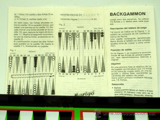 Juegos de mesa: Juego magnetico Backgammon de Marigo a&ntilde;os 70 - Foto 3
