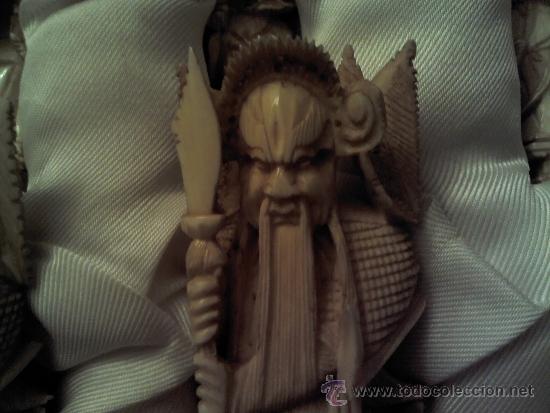 Juegos de mesa: ANTIGUO Y CURIOSO AJEDREZ DE MARFIL - Foto 5