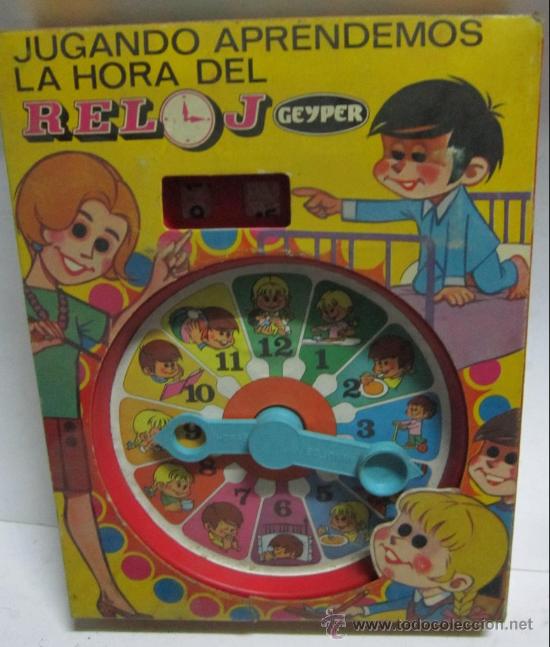 Juegos de mesa: RELOJ GEYPER, JUGANDO APRENDEMOS LA HORA, EN CAJA. CC - Foto 1