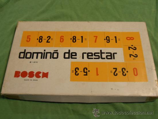 Juegos de mesa: DOMINO DE RESTAR, B 970, BOSCH - Foto 1