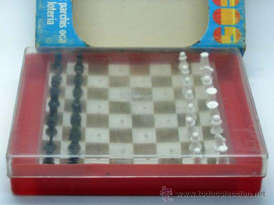 Juegos de mesa: Ajedrez Mini Juegos Maxims a&ntilde;os 80 - Foto 4