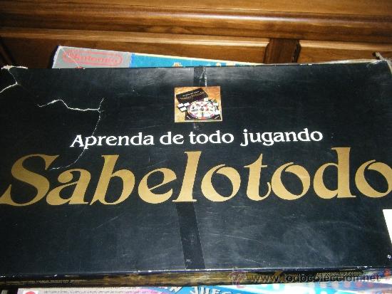 Juegos de mesa: EL SABELOTODO A&Ntilde;OS 80